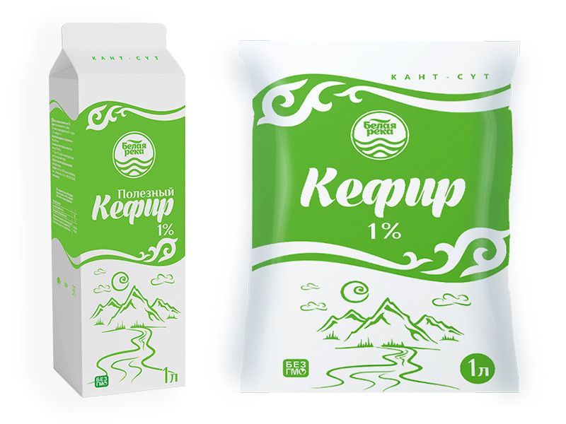Кефир 1% 1 литр
