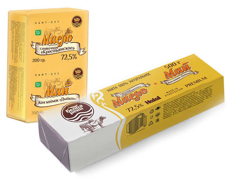 Масло сливочное «Крестьянское» «Дыйкан»
